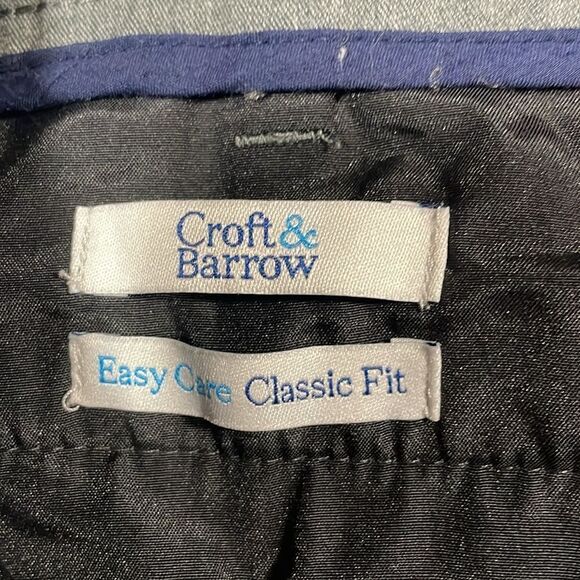 Croft & barrow gray dress pants - Picture 7 of 8